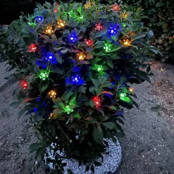 Guirlande lumineuse solaire Fleurs 35 LED