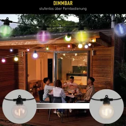 Guirlande lumineuse solaire 10 pièces WW 'CADENA