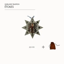 Guirlande lumineuse tradition étoiles - Chromex