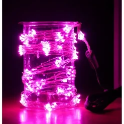 Guirlande Noël copper cascade 700 LED roses