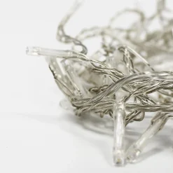 Guirlande Rideau stalactite 180LED IP44 3M avec timer - Blanc Froid - SILAMP