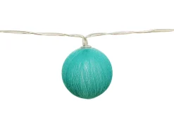 Guirlande solaire 20 ampoules LED intégrée IP44 0,05W Blanc + RVB