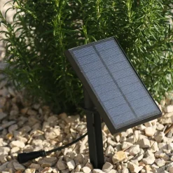 Guirlande solaire 10 ampoules MAFY SOLAR Noir Plastique 6.5M