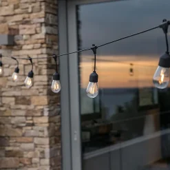 Guirlande solaire 10 ampoules MAFY SOLAR Noir Plastique 6.5M