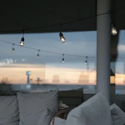 Guirlande solaire 10 ampoules MAFY SOLAR Noir Plastique 6.5M