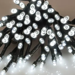 Guirlande solaire à LED multifonction 5.9 mètres Noir
