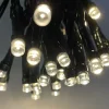 Guirlande solaire à LED multifonction 12.9 mètres Noir