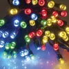 Guirlande solaire à LED multifonction 9.9 mètres Noir