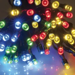 Guirlande solaire à LED multifonction 9.9 mètres Noir