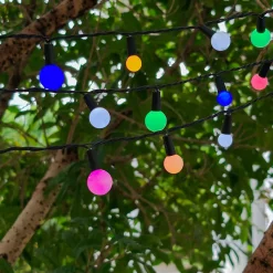 Guirlande solaire BILLY RGB 100 globes 10.9M