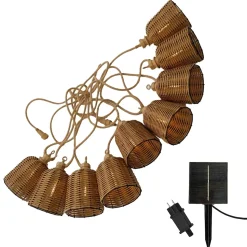 Guirlande solaire FORMENTERA HYBRID 10 ampoules 8M