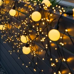 Guirlande solaire globe micro BILLY 14M