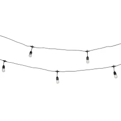 Guirlande solaire LED Chill Lilttle Garden 12 lumières E27 600lm 1W 10m noir