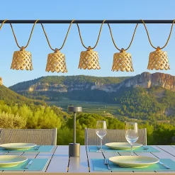 Guirlande solaire NOYA HYBRID 10 ampoules 8M