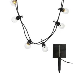 Guirlande solaire PARTY CLEAR 20 globes 9M