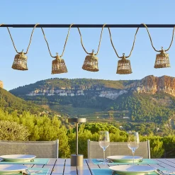 Guirlande solaire SAMOA HYBRID 20 ampoules 13M