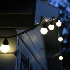 Guirlande Tradition globe laiteux - prolongeable - Chromex