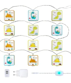 Guirlande Veilleuse Luminaire Intérieur Dinos - Dinosaures