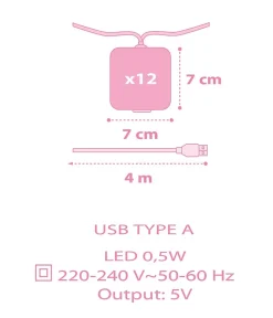 Guirlande Veilleuse Luminaire Intérieur Unicorns - Licornes