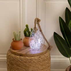 Guirlandes - 100 micro LED - argent et blanc chaud - L1000 cm - Atmosphera