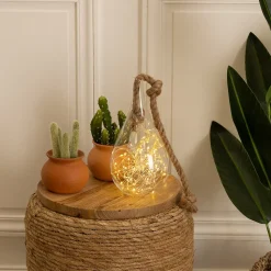 Guirlandes - 100 micro LED - argent et blanc chaud - L1000 cm - Atmosphera