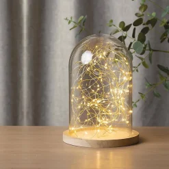 Guirlandes - 100 micro LED - argent et blanc chaud - L1000 cm - Atmosphera