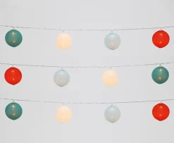 Guirlandes lumineuses Kanor LED intégrée 20 boules 0.25W IP44 multicolore à piles