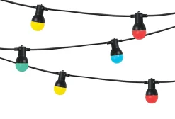 Guirlandes lumineuses LED intégrée Barnaby IP44 GoodHome Multicolore 10m