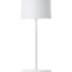 HELIO Lampe à poser blanc métal/plastique -LED intégrée 2W - ampoule incluse