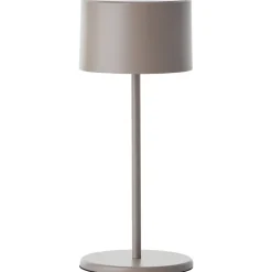 HELIO Lampe à poser taupe métal/plastique -LED intégrée 2W - ampoule incluse