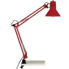 HOBBY Lampe à pince rouge métal -E27 40W - ampoule non incluse