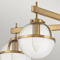 Hollis Lustre 5 Lumières Abat-Jour En Verre