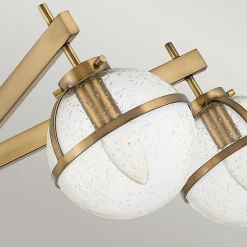 Hollis Lustre 5 Lumières Abat-Jour En Verre