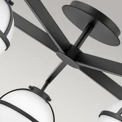 Hollis Lustre Noir - 5 Lumières