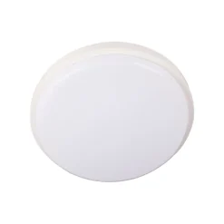 Hublot à détection Almagro LED intégrée blanc neutre IP44 900lm 14W ⌀28xl.6cm blanc GoodHome