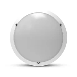 Hublot LED étanche Rond 300mm - E27 - Blanc - IP65 - Détecteur RF