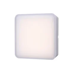 Hublot Moresby LED intégrée blanc neutre IP44 1000lm 16W L.15xl.15cm carré blanc GoodHome