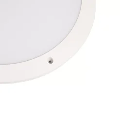 Hublot Mylius LED intégrée blanc neutre IP65 800lm 14W ⌀28xP.7cm blanc GoodHome