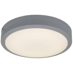 Hublot Tilman LED intégrée blanc neutre IP65 650lm 12W ⌀20xP.7cm gris GoodHome