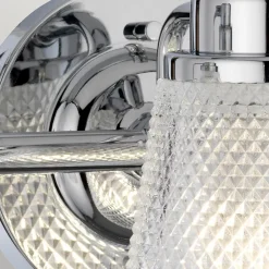 Hudson Applique 3 Lumières Chrome Poli IP44