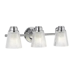 Hudson Applique 3 Lumières Chrome Poli IP44