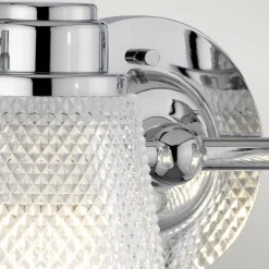 Hudson Applique 4 Lumières Chrome Poli IP44