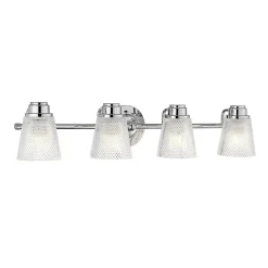 Hudson Applique 4 Lumières Chrome Poli IP44
