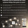 Hue White ambiance kit de démarrage Philips Hue : 2 ampoules connectées IP20 A60 E27 1055lm 75W + bridge