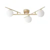 Ideal Lux ATLAS Plafonnier Globe à 3 Lumières Laiton