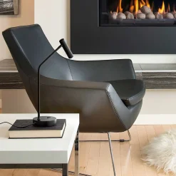 Ideal Lux EASY Lampe de Table LED Intégrée Noir 250Lm 3000K