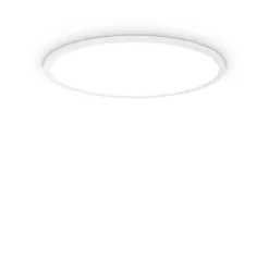 Ideal Lux FLY 60cm Semi Plafonnier LED Intégré Blanc, 3000K, IP40