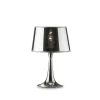 Ideal Lux London Cromo - Petite lampe de table à 1 lumière, chrome, E27