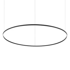 Ideal Lux ORACLE Ring Plafonnier Led Intégré Noir 150cm 3000K