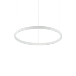 Ideal Lux ORACLE SLIM Plafonnier LED rond intégré non gradable 2700 K 50 cm Blanc